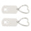 2Pièces - Cendres Animal Pattes Design Creux Argent 8