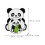 panda shape golf ball marker hat clip decorative golfing accessory 2