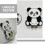 panda shape golf ball marker hat clip decorative golfing accessory 6