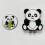 panda shape golf ball marker hat clip decorative golfing accessory 3
