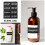 waterproof bathroom shower bottle labels 2 sheet modern easy apply remove 9
