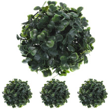 16 pcs artificial topiary balls faux grass pendants hanging decor