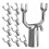 10pcs clothing laundry fork head replacement for clothes pole rail 11