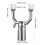 10pcs clothing laundry fork head replacement for clothes pole rail 2