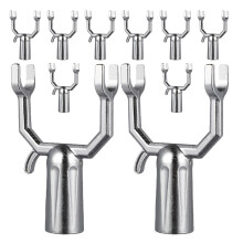 10pcs clothing laundry fork head replacement for clothes pole rail