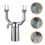 10pcs clothing laundry fork head replacement for clothes pole rail 5