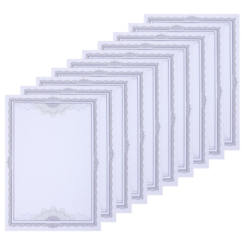50 sheets blank certificate paper for printing awards office use