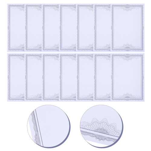 50 sheets blank certificate paper for printing awards office use 2