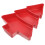 Christmas Tree Serving Dish Red -Compartment Appetizer Tray 1