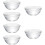 6 pcs glass bowls for fruit, ice cream, pudding, appetizers 9
