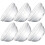 6 pcs glass bowls for fruit, ice cream, pudding, appetizers 10