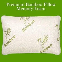 (Bamboo Pillows (Pack of 1)) Luxury Hotel Quality 5cm Thick Memory Foam Bamboo Mattress  Hypoallergenic, Fluffy, and Ultra-Comfortable UK Double & King Size Sleep Bliss
