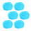 6St Blauwe Zwemkappen Polyester Met Zitcomfort 1
