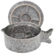 ceramic ink dish multi-function ink plate for calligraphy