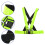 1Gilet Visibilité Ajustable Pour Jogging Randonnée Cyclisme 11