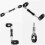 2pcs universal adjustable motorcycle handlebar lever reinforcement bar 7