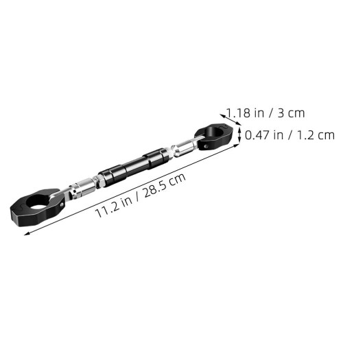 2pcs universal adjustable motorcycle handlebar lever reinforcement bar 1