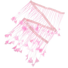 macrame decorative fabric for latin dress lining with tassel detail