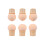 10pcs gradient pen tip sponge heads for manicure glue alternative 8