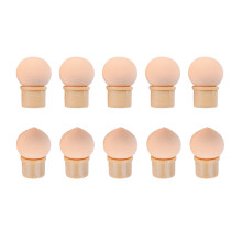 10pcs gradient pen tip sponge heads for manicure glue alternative