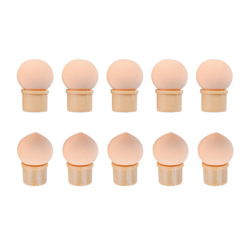 10pcs gradient pen tip sponge heads for manicure glue alternative