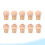10pcs gradient pen tip sponge heads for manicure glue alternative 2