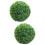 2pcs artificial grass ball hanging decor for hall mall ceiling topiary 9