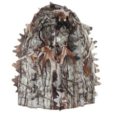 camouflage thin breathable 3d face mask for hunting free size
