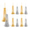 80 pcs dashboard toy base: diy bobblehead spring stand for figures 3