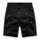2pcs breathable men's summer beach , leisure - black 5