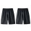 2pcs breathable men's summer beach , leisure - black 7