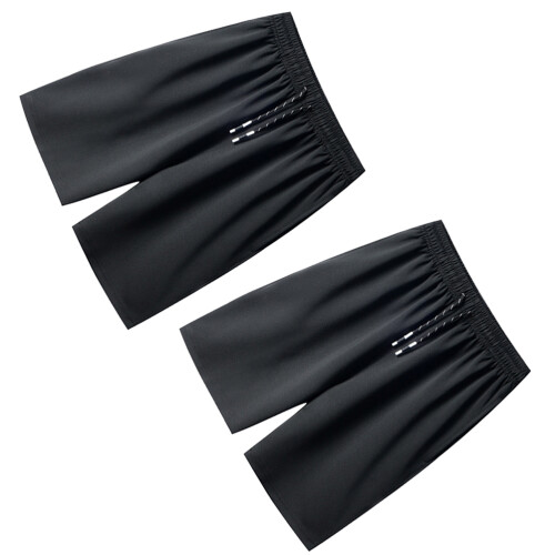 2pcs breathable men's summer beach , leisure - black 1