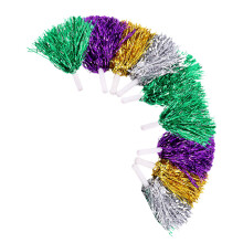 9pcs handheld pompoms cheering props for gymnastics and sports events