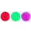 4 pcs luminous night balls, led glow, reusable, bright, 1