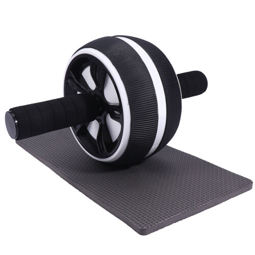 large mute abdominal roller for home use white black