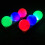 4 pcs luminous night balls, led glow, reusable, bright, 4