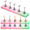 3 sets fake nails holders practice stand for beginners 8