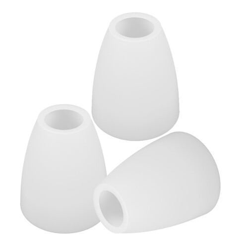 12Pcs White Plastic Lampshades for Wall, Table, and Pendant Lights 2