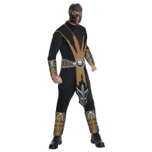 Costume de scorpion Mortal Kombat pour adulte, taille XL, pointure 44-46