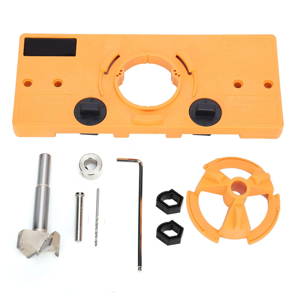 Schablone 35Mm Bit Hinge Template Jig For Accurate Hole Drilling Cabinet Door Hinges 9084446914986