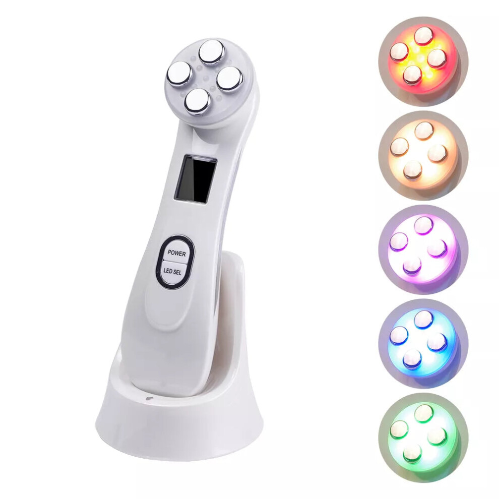 Oba 4-In-1 Rf Face Lifting Machine: Ems, Micro-Current, Led Photon, And Massager For Facial Rejuvenation