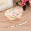 cotton cloth strip print rope for diy light yellow 4