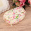 cotton cloth strip print rope for diy light yellow 3