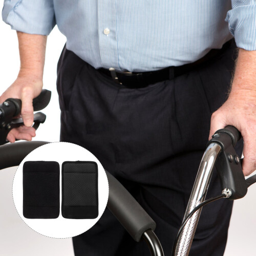 non-slip walker grips foldable wheelchair armrests with elbow support 2