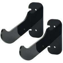 2pcs acrylic yoga mat wall mount display and storage rack