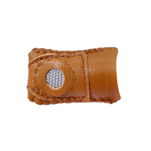 sheepskin thimble finger sleeve for sewing crafts size m