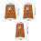 sheepskin thimble finger sleeve for sewing crafts size m 2