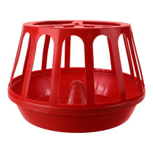 chicken feeder portable feeding trough poultry food container