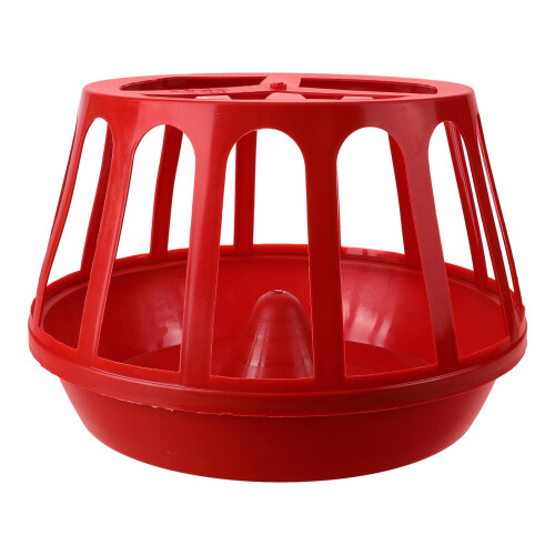 chicken feeder portable feeding trough poultry food container