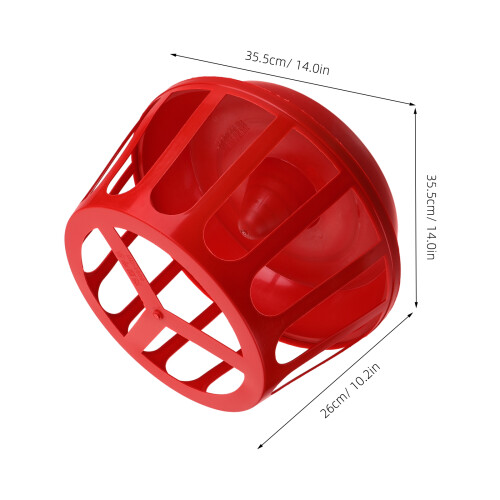 chicken feeder portable feeding trough poultry food container 1
